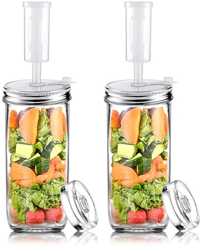 Automeng 1,5L Fermentierglas, 8-teiliges Gär-Set