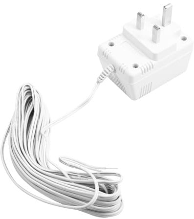 Cpolebev 24V Doorbell Transformer Adapter for Video Doorbells Enhanced Performance & Easy Installation UK Plug