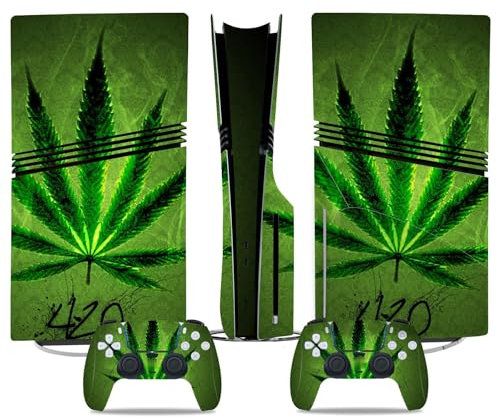 para PS5 Pro Skin Disc Edition & para PS5 Pro Skin Digital Edition Consola Mando Cubierta Vinilo Fundas Compatible Resistente Arañazos 18972 Envolturas Piel Regalo(Digital Edition)