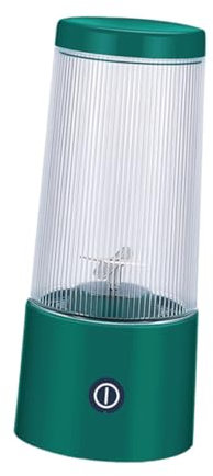 Zerodeko 1 Pz Tazza Elettrica per Portatile USB Estrattore Verde con Lame per Frutta Ricaricabile e Facile da Trasportare per Smoothie e Vitamine