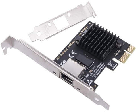 CY 2500Mbps 2,5Gbps auf PCI-E PCI Express 1x GBE Gigabit 1000Mbps Ethernet Netzwerk-LAN-Kabeladapter für Desktop-Motherboard