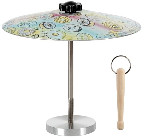 Desktop-Becken, Mini-Schlagzeug-Set, lustiges Crash-Becken zum Stressabbau, ideal für Teenager, Erwachsene, Männer, Studenten, Musik
