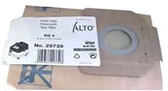 Nilfisk Filtersack SQ4 Standard (Staubsaugerbeutel für Nilfisk Industriesauger, 5 Stück, hochwertige Qualität) 29739, Advance
