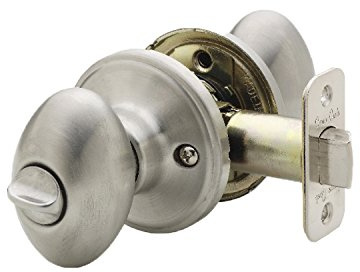 Copper Creek EK2030SS Egg Door Knob, Privacy Function, 1 Pack, in Satin Stainless