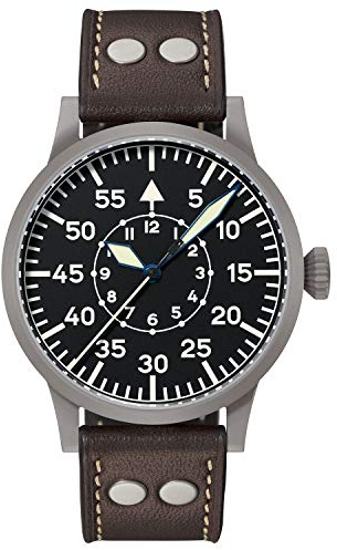 Laco Fliegeruhr Original Friedrichshafen Made in Germany – 45mm Ø hochwertige Automatikuhr – Einzigartige Qualität. Herausragende Verarbeitung – Wasserdicht im zeitlosem Design – seit 1925