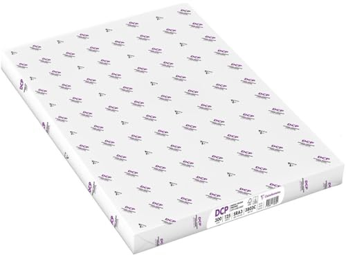Clairefontaine Kopierpapier 125 Blatt Papier DCP 300 g SRA3 450 x 320 mm FSC zertifiziert, weiß