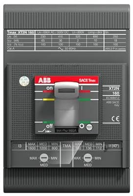 ABB SACE Tmax XT XT2N, Leistungsschalter MCCB 3-polig, 100A, Fest