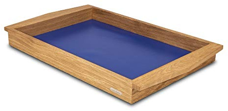 Tablett aus Eichenholz; Massivholztablett; Serviertablett; Eichenholztablett