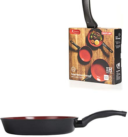 CLASSE ITALY, Linea TUSCANY, Padella cm 26, Antiaderente Naturale a 5 strati, alta resistenza,senza PTFE, PFOA, PIOMBO, CADMIO, per Induzione e Fiamma