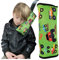 HECKBO Auto Schlafkissen für Kinder Mädchen Jungen - Monster Truck - maschinenwaschbar – kuschelweich - Auto Gurtkissen, Gurtschoner, Gurtschutz Sitzerhöhung, Auto Kissen, Reisekissen, Urlaub