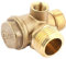 Air Compressor Check Valve, 3 Port Male Threaded Check Valve, 3-Way Brass Thread Check Valve, Air Compressor Valve Male Threaded Check Valve