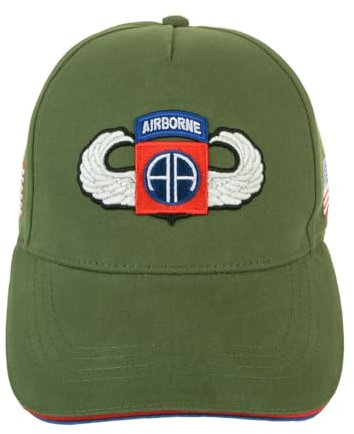 Fostex - Casquette Baseball 82Nd Airborne Wwii Taille Unique - VAN OS - Vert Green