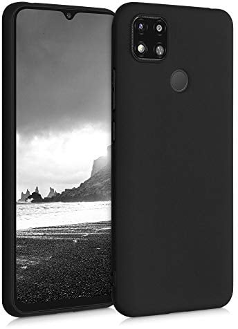 kwmobile Housse Compatible avec Xiaomi Redmi 9C Coque - Housse de téléphone Protection Souple en Silicone - Noir Mat