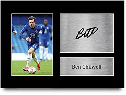 HWC Trading A4 Ben Chilwell Gifts gedrucktes Autogramm Bild für Fußballfans und Fans