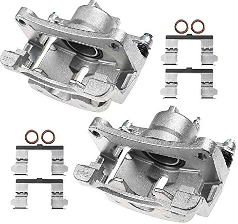Frankberg 2x Bremssattel Bremszange Vorne mit Halter (Lochabstand Halterung 160mm) Kompatibel mit CX-5 GH KE CX-5 KF Replace# 344874