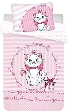 Disney Aristocats Marie The Cat Bed Linen Set 100 x 135 cm 100% Cotton