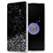 Cadorabo Hülle kompatibel mit Samsung Galaxy S9 Rundumschutz TPU Silikon Case Mädchen Glitzer Strass Design Slim Kratzfest Weiche Gummi Bling Schutzhülle für Samsung Galaxy S9 in Schwarz