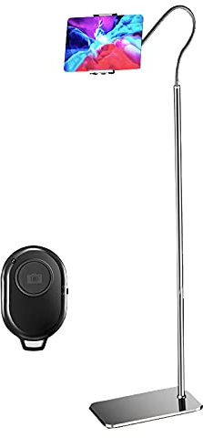 Halterung für Autotelefon Handyhalter, flexibler Arm Universal-Telefonständer für Schreibtisch, iPad-Tablet-Computer-Pad-Boden-stehendes faul-Stand für Live-Shooting (schwarz) Auto handyhalter