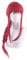 WHBHD Chainsaw Man Cosplay Makima Long Braid Wig Christmas Rose Red Wig Cosplay Anime Cosplay Heat Resistant Synthetic Wigs Halloween
