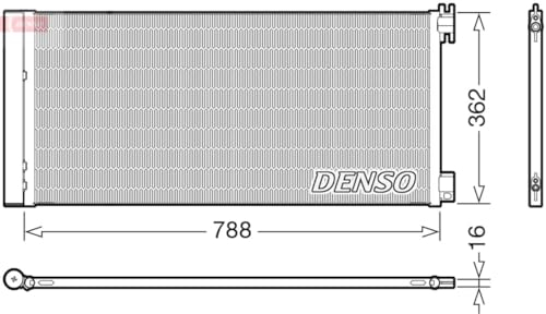 DENSO DCN23042 KONDENSATOR KLIMAKÜHLER KLIMAKONDENSATOR mit Trockner