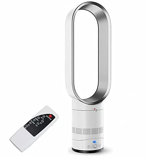 SABYDICAR Bladeless Fan,Tower Fan with Remote Control,Desktop Floor-Standing Air Purifier Leafless Fan,Oscillating Wind Supply,Noiseless Cooling Fan for Home, Office Using,16-inch