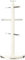 Daewoo Sienna Collection Mug Tree, Free Standing 6 Cup Holder With Sturdy Base, Cream