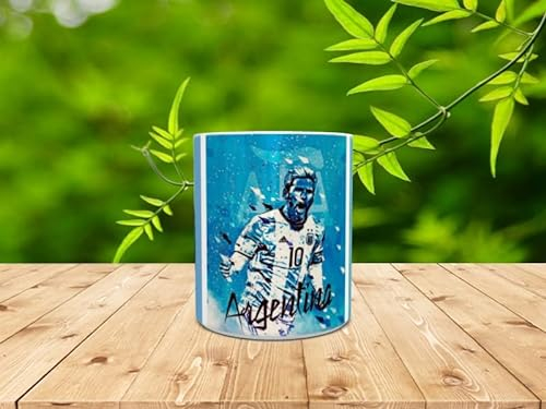 Genérico Taza personalizada Argentina mundial de Qatar messi 10 bandera