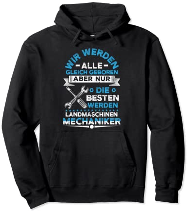 Landmaschinenmechaniker Werkzeug Landwirtschaft Spruch Pullover Hoodie