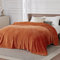 BEDSURE Kuscheldecke Flauschig Decke Fleecedecke - Wohndecke Warm Winter Weich, Sofadecke XXL, Decke Couch Blanket, Wohn- & Kuscheldecken Große 230x270cm, Sofa überwurfdecke Orange