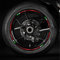 Felgenband Motorrad Vorne Hinten Rahmen Aufkleber Radnabe Felgenaufkleber Für DUCATI MULTISTRADA 620 950 1000 1200 1260 V4 V2 EVO(Color:B)