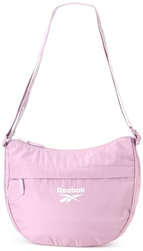 Reebok Damen Crossbody-Tasche - Stilvolle, leichte Nylon-gesteppte und nicht gesteppte Alltags-Tragetaschen für Frauen, Lilac Sophie, Einheitsgröße