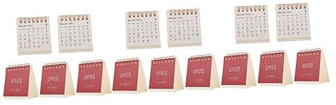 ABOOFAN 15stücke Tischkalender Eleganter Schreibtischkalender Für Büro Und Zuhause Kompakte Praktische Notizflächen Stilvolle Dekoration Für Gute Laune