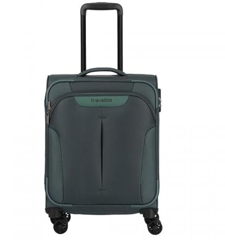 Travelite Croatia - 4-Rollen-Trolley S 55 cm tannengrün