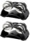 Armastuse Percussion de Pied, Shakers de Percussions de Pied Noirs, Instrument de Musique, Pédale de Percussion, Clochette en Métal (Noir)
