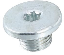 A ABSOPRO Tappo di Scarico Olio Carter M14 x 1.5 per Opel Corsa C in Lega di Alluminio, Tono Argento