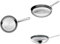 WMF Favorit - Set 3 sartenes 20-24-28 cm, Cromargan Acero Inoxidable 18/10 sin recubrimiento Apto para todo tipo de cocinas
