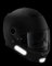 Kit 4 Strisce Adesive Nere Retroriflettenti per Casco Moto, Adesivi Rifrangenti, Adesivi Casco Moto, Catarifrangenti per Casco Moto, Alta Visibilità, Design Elegante Sobrio, Massima Aderenza e Durata