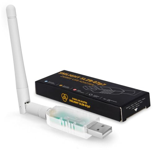 LOAMLIN SMLIGHT SLZB-07p7 Zigbee 3.0 USB Coordinator - Pre-Flashed and Ready-to-Use Zigbee Adapter for ZHA Home Assistant and Zigbee2MQTT