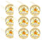 Lot de 180 étiquettes autocollantes rondes pour couvercles de bocaux sur le thème du miel - 5,1 cm - Étiquettes pour bouteilles de cuisine
