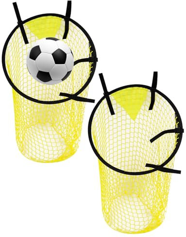2 Pack Top Bins Football Targets, Football Target Net, Goal Target Nets, Football Top Bins Target for Kids Shootings Accuracy Training Practice Equipment