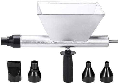 Heavy-Duty Electric Mortar Gun with 4 Attachments for Cement Filling, Portable Caulking Tool for Doors and Windows, Compatible with Power Drills