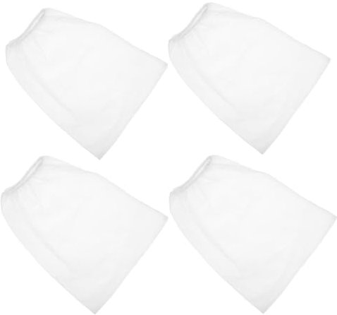 ELAYARD 4pcs Non-woven Replacement Bags for Nail Art Dust Collector Small Size Professional Dust Collecting Pouch for Nail Equipment