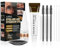 LOPHE Kit de Tinte de Cejas y Pestañas, 2 en 1 Máscara de Cejas de Larga Duración, Gel para Teñir Pestañas Profesional con Cepillo Cejas, Tinte de Pestañas Semipermanente (Marrón)