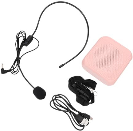 Housoutil 1Set Wireless Voice Amplifier Portable Multifunctional Speaker with Disk Card Support Stylish Design for Teachers Presenters and Events Wireless Connection