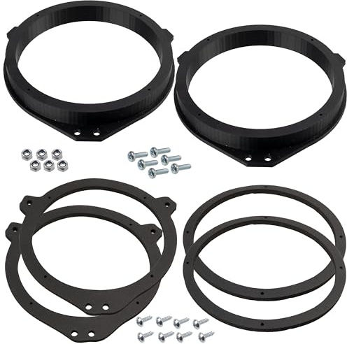 AERZETIX | Kit de 2 Adaptateurs/Supports de Haut-parleurs Ø165 mm | portières Avant | Compatible avec Renault Traffic