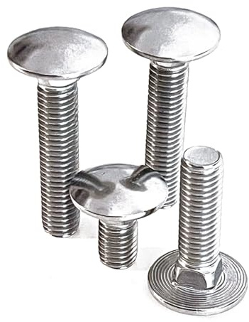 M10-Schlossschrauben aus Edelstahl 304, großer Rundkopf mit Vierkantansatz for Kabelrinnen, Regale und Holzkonstruktionen(M10*30 (4 pcs))