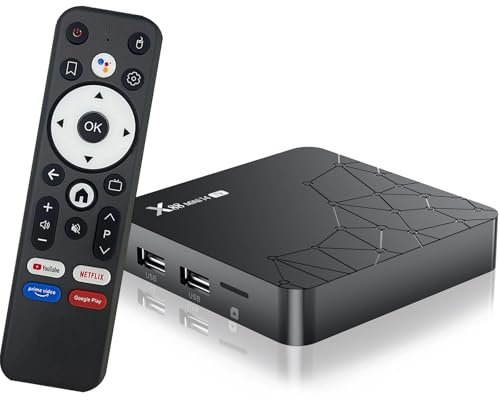 Android 14.0 TV Box,X14 Mini Smart TV Box 14.0 2Go RAM 16Go ROM RK3518 Quad-Core 64bit Cortex-A53 Mali 450 MP2 GPU Support 4K 3D 1080P 2.4/5.0GHz WiFi BT5.0 10/100M Ethernet DLNA HDMI 2.0 H.265