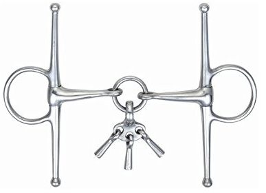 Shires Equestrian - Full Cheek Snaffle With Keys - S/steel - Size: 41/2