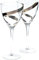 2er Set Weinglas Weinkelch Römer Glas Malika Platin Handbemahlte Weingläser