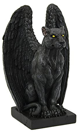 Pacific Giftware Jaguar Winged Gargoyle Collectible Figurine 6 Inches Tall